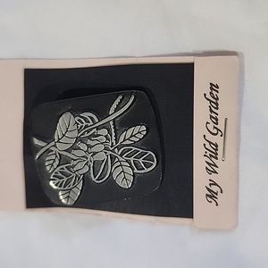 Rare Vintage Alice Seely Pewter Pin Brooch